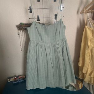 Mint green mini babydoll dress size large